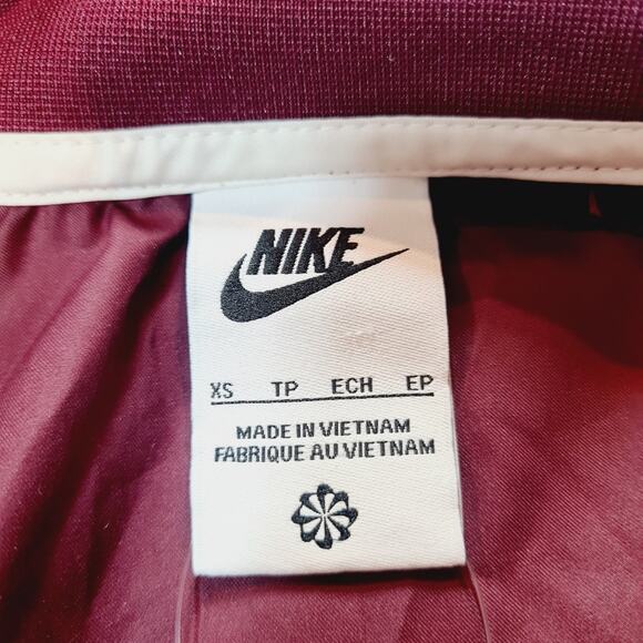 Nike NSW Varsity Jacket in Dark Beetroot & Sail - Picture 12 of 16